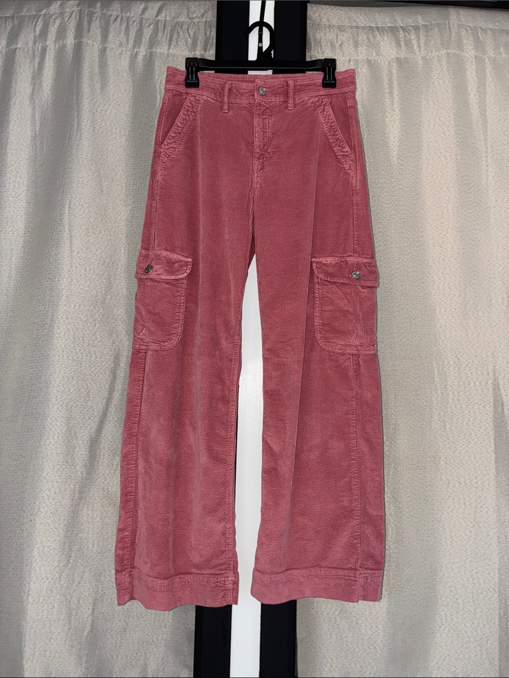 AE - Baggy Wide Leg Corduroy Cargo Pants - Picture 2 of 10